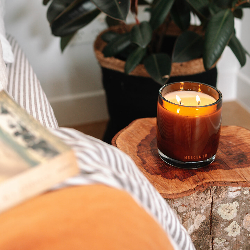 Luxusní privátní značka Vanilla Starry vonná svíčková s dřevěnou klapkou