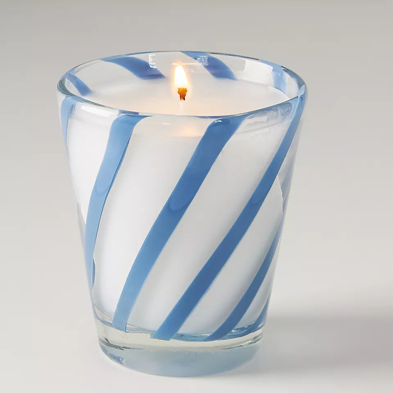Svatební vonné svíčky s osobním logem M&Scent Luxury White Soy Wax