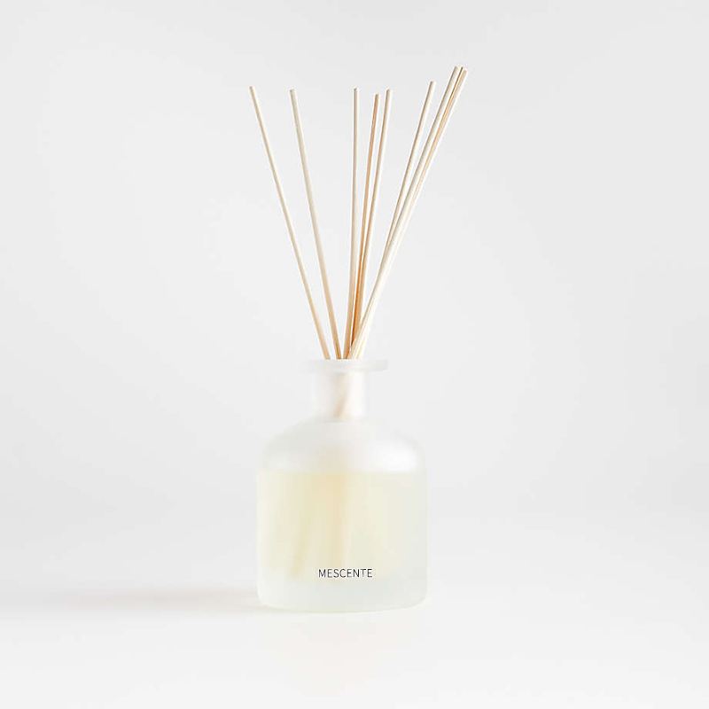 M&Scent luxusní privátní značka fialová barva aroma rákosový difuzér dárková sada s krabičkou