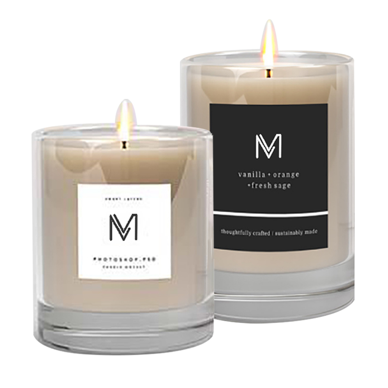 M&Scent velkoobchodní továrna přímo luxusní privátní značka vonné svíčky ze sójového vosku s krabicí ve velkém