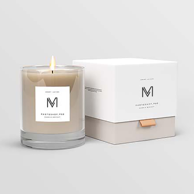 M&Scent velkoobchodní továrna přímo luxusní privátní značka vonné svíčky ze sójového vosku s krabicí ve velkém