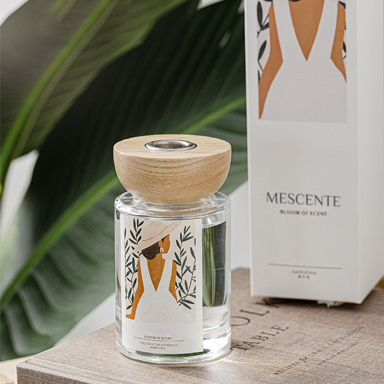 M&Scent velkoobchodní sady rákosových difuzérů na skleněné láhve privátní značky se zátkou