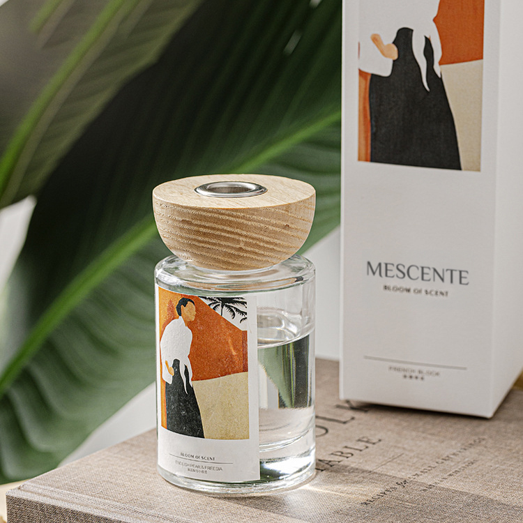 M&Scent velkoobchodní sady rákosových difuzérů na skleněné láhve privátní značky se zátkou