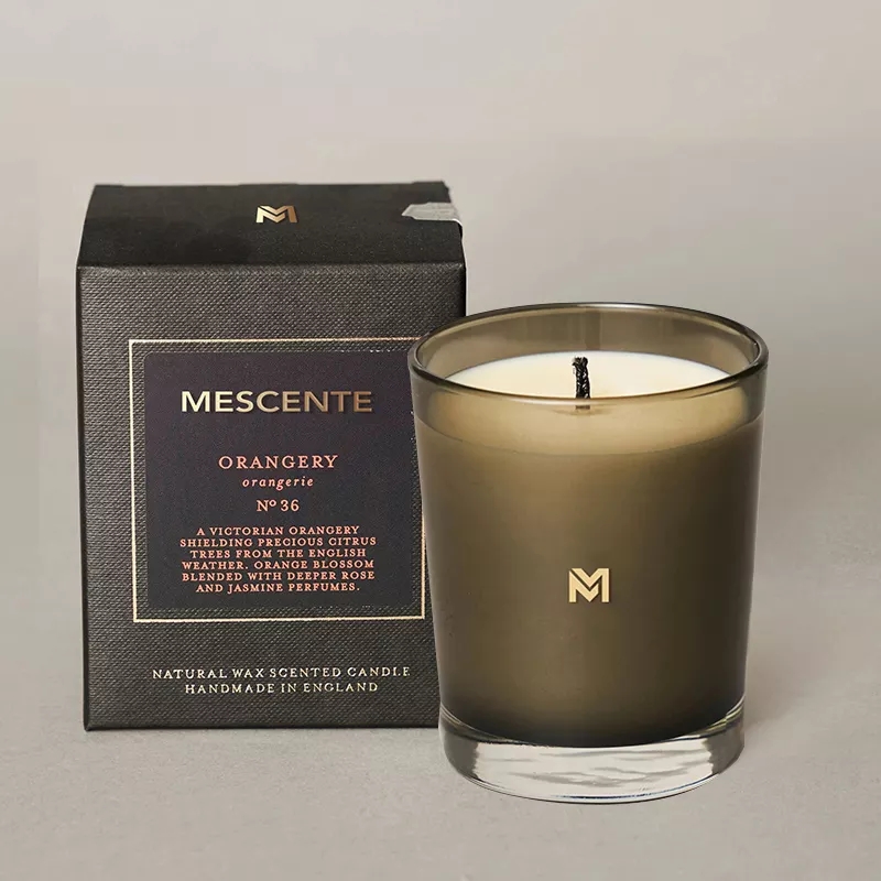 Velkoobchod M&Scent Nové luxusní vánoční křišťálové dózy na zakázku Vonná sójová svíčka Kerzen s víčkem