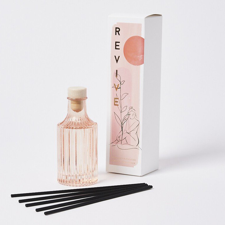 M&Scent Custom 100 ml 200 ml skleněná láhev Tatakan Untuk Flower Reed difuzér