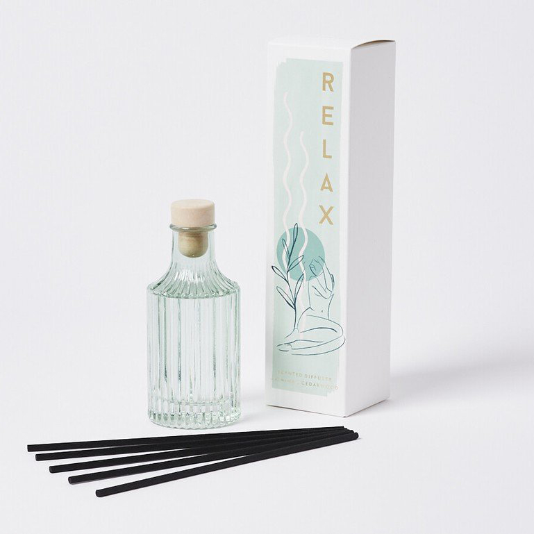 M&Scent Custom 100 ml 200 ml skleněná láhev Tatakan Untuk Flower Reed difuzér
