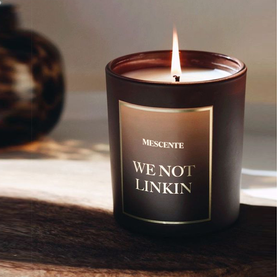 Velkoobchod M&Scent Nové luxusní vánoční křišťálové dózy na zakázku Vonná sójová svíčka Kerzen s víčkem