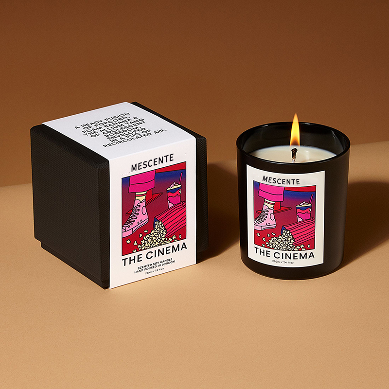 M&Scent velkoobchod luxusní zakázková soukromá etiketa Ručně vyráběné vánoční křišťálové aroma svíčky se sójovým voskem