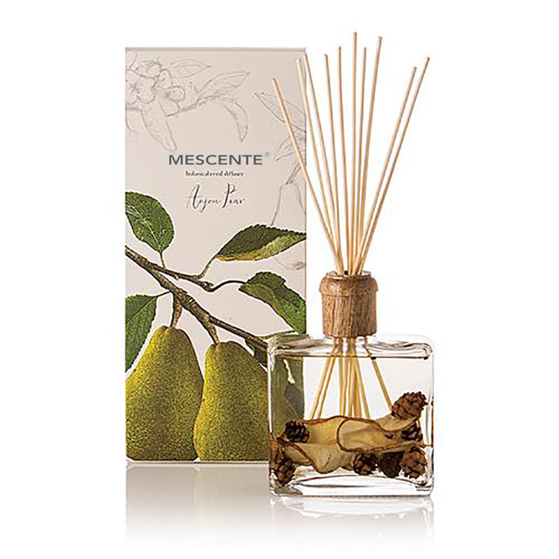 Velkoobchodní vysoce kvalitní luxusní zakázkový privátní štítek Flower Sola Wood Aroma rákosový difuzér s krabičkou