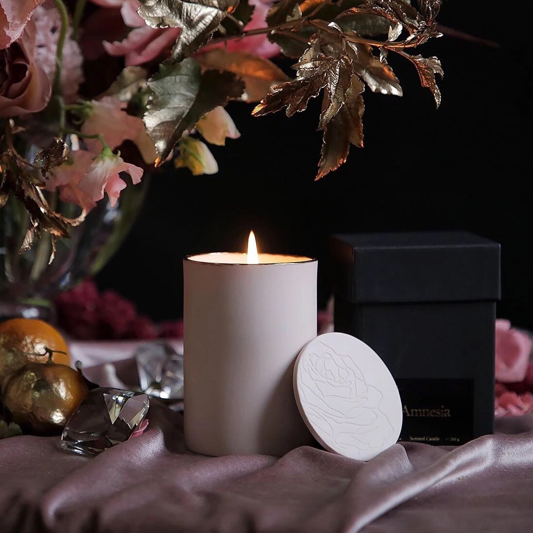 M&Scent velkoobchodní luxusní držák na sklenice Levné vonné olejové svíčky Dárková sada s logem