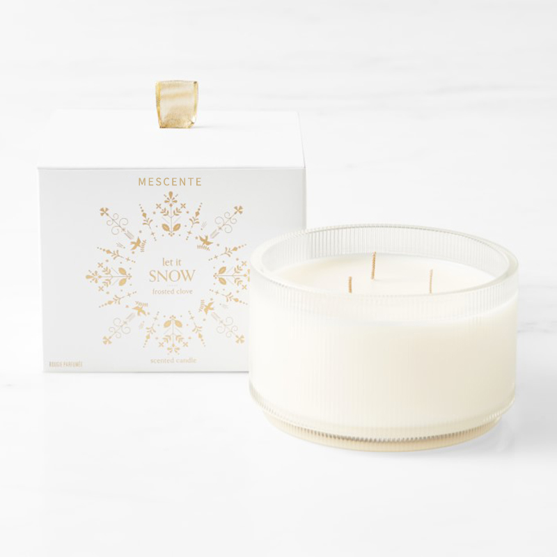 M&Scent Custom Made Logo Domácí organická čistota vonné sojové svíčky Private Label ve skleněné nádobě