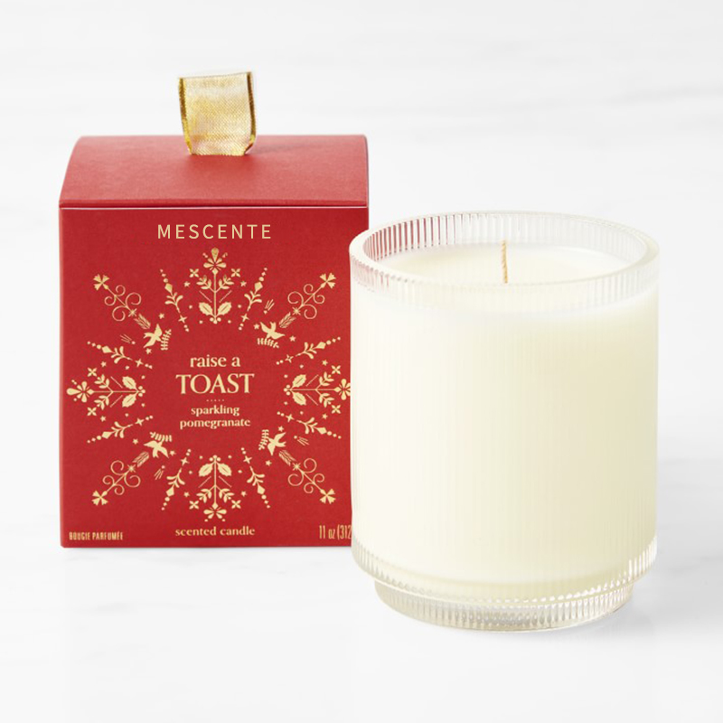 M&Scent Custom Made Logo Domácí organická čistota vonné sojové svíčky Private Label ve skleněné nádobě