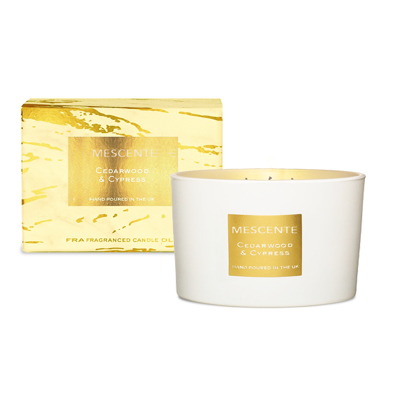 M&Scent velkoobchodní dekorativní aromaterapie dárková sada vonných svíček s kokosovou palmou se 3 knoty