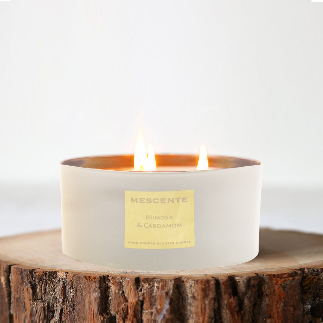 M&Scent velkoobchodní dekorativní aromaterapie dárková sada vonných svíček s kokosovou palmou se 3 knoty