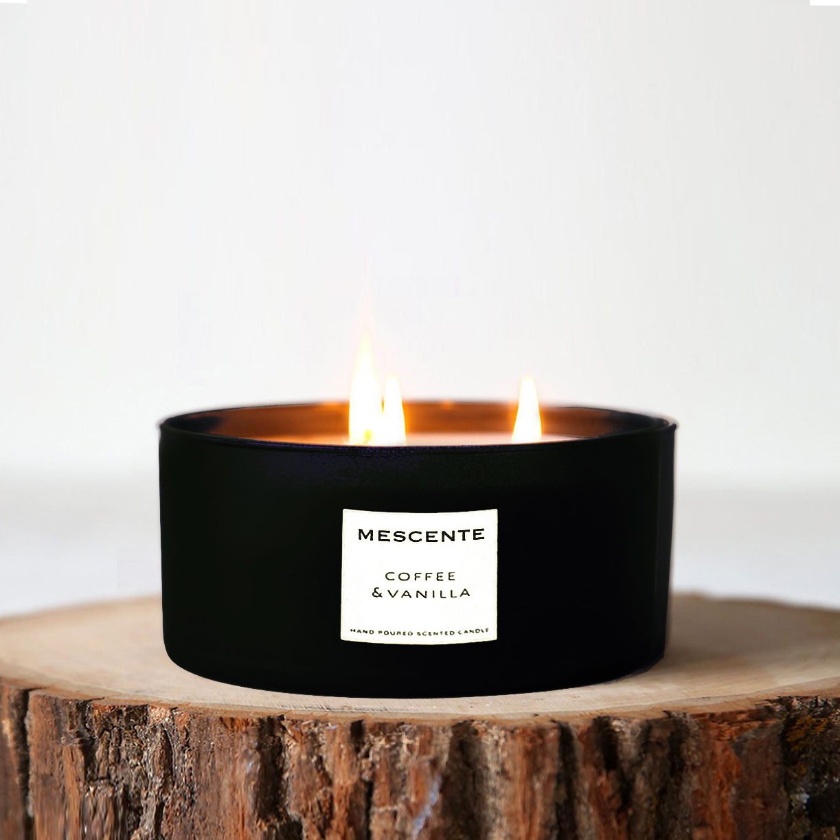 M&Scent velkoobchodní dekorativní aromaterapie dárková sada vonných svíček s kokosovou palmou se 3 knoty