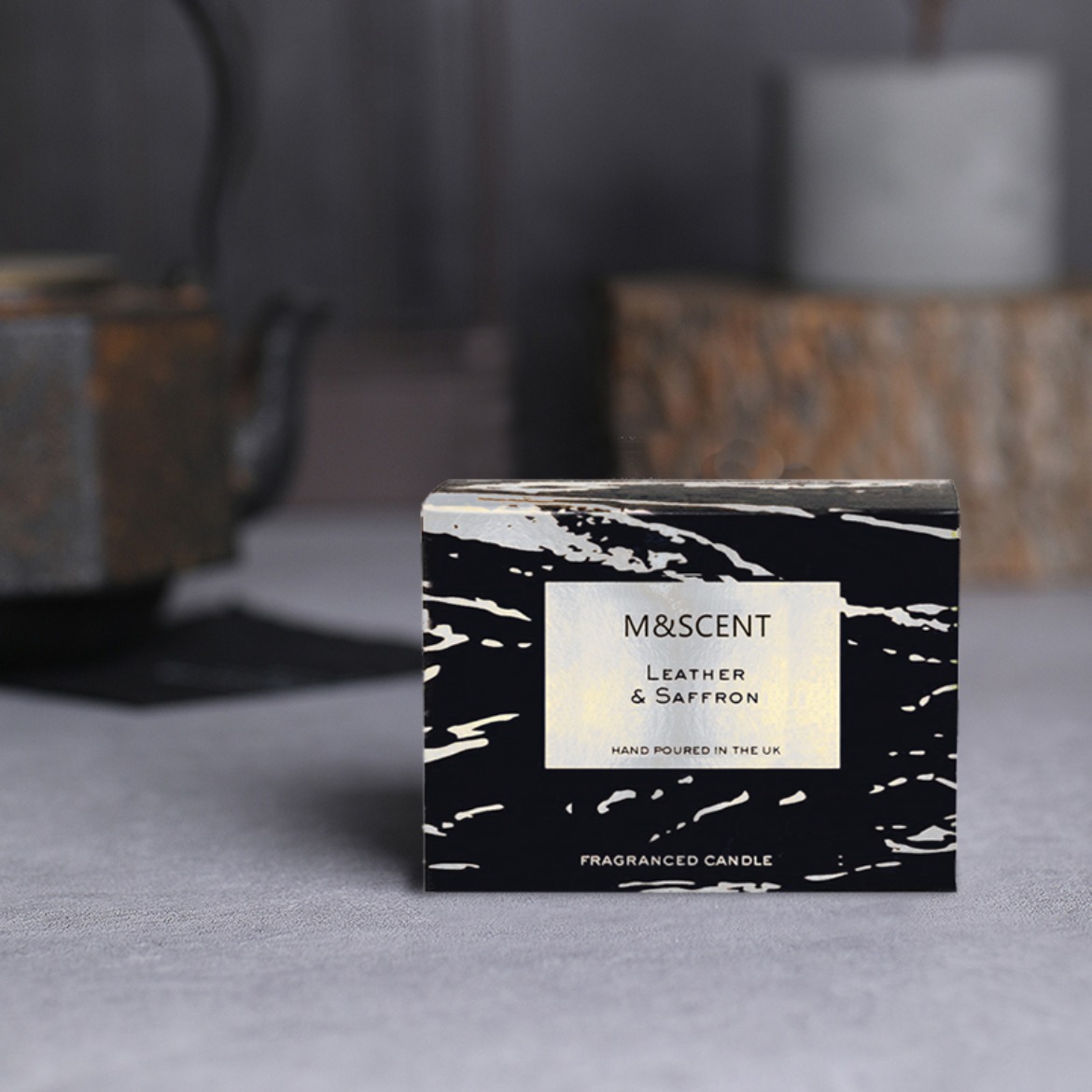 M&Scent velkoobchodní dekorativní aromaterapie dárková sada vonných svíček s kokosovou palmou se 3 knoty