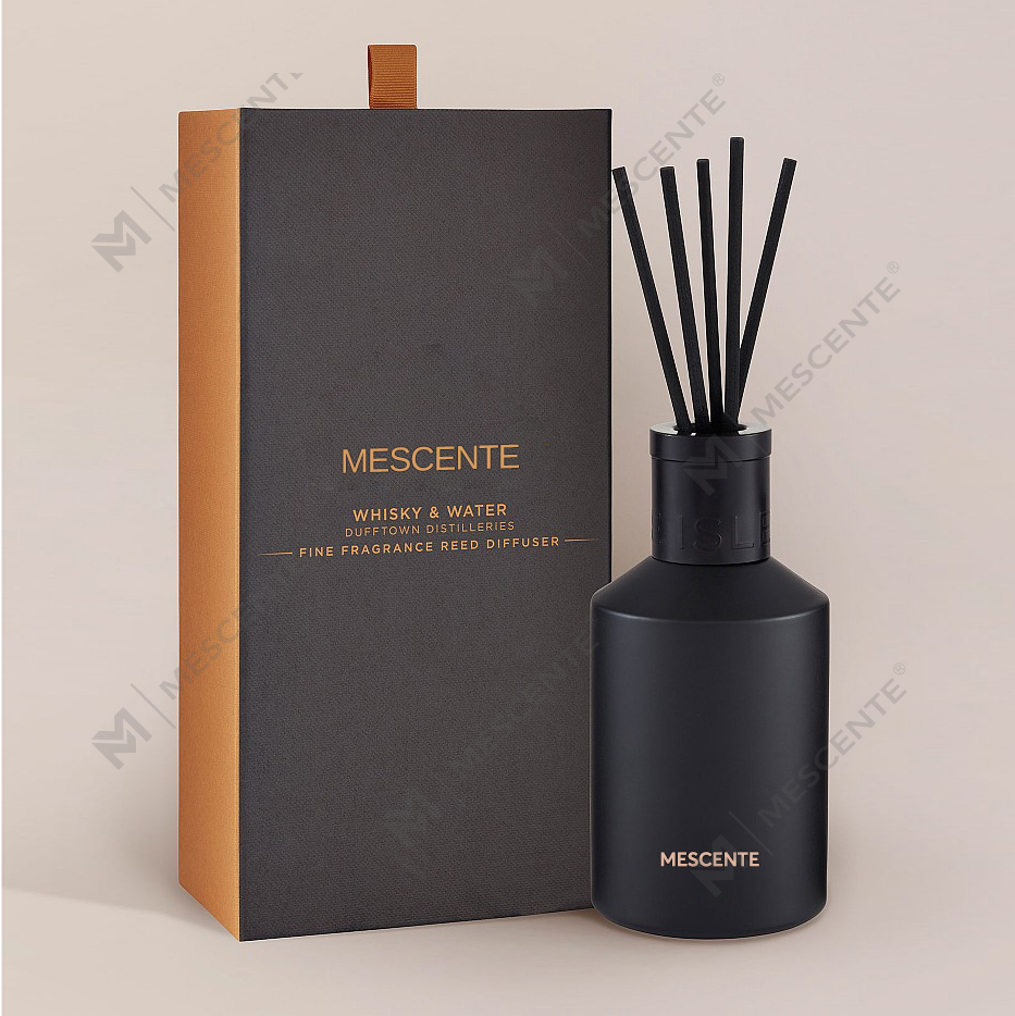 Decoration Oem Printed Box 20ml Square Ceramic Vranjes Wooden Cap House Parfém Aroma Reed Diffuser Oil