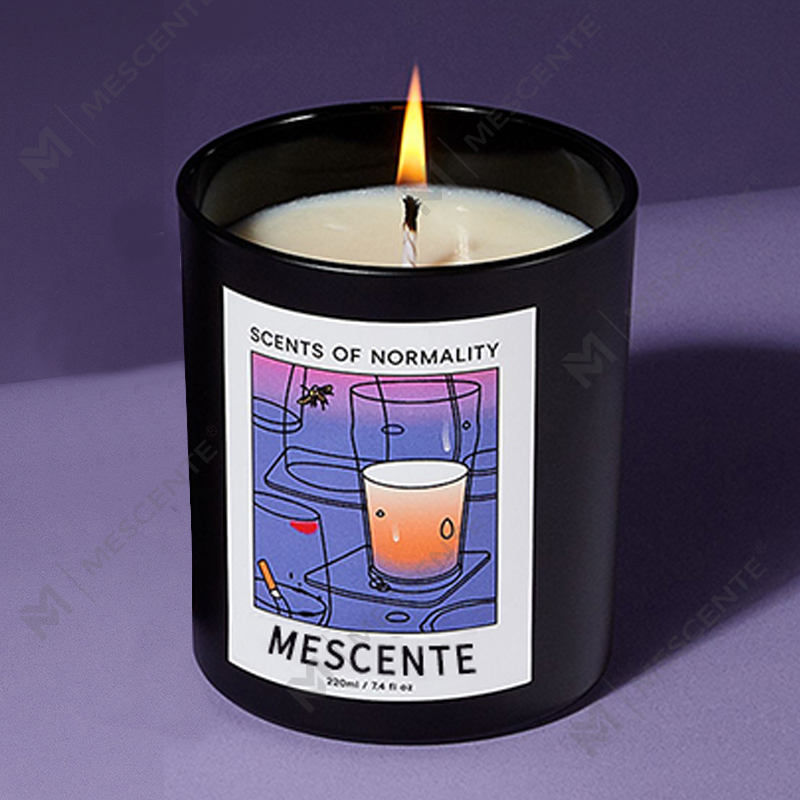 M&Scent velkoobchod luxusní zakázková soukromá etiketa Ručně vyráběné vánoční křišťálové aroma svíčky se sójovým voskem