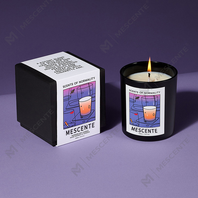 M&Scent velkoobchod luxusní zakázková soukromá etiketa Ručně vyráběné vánoční křišťálové aroma svíčky se sójovým voskem