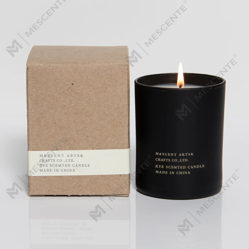 Velkoobchod M&Scent Levný soukromý štítek Velké bílé dřevěné knotové aromaterapeutické svíčky s esenciálním olejem