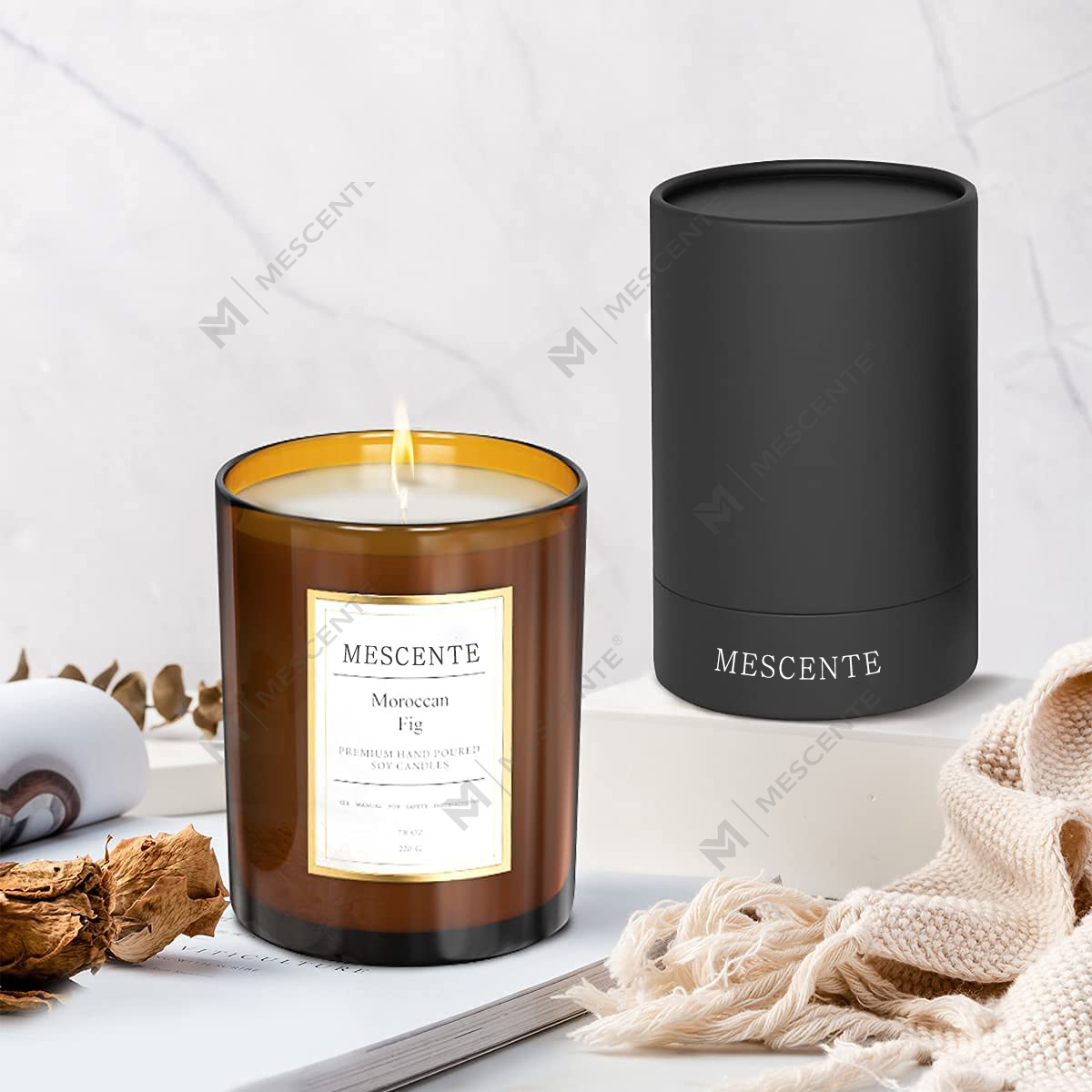 Velkoobchodní velkoobchod M&Scent Dárková sada luxusních svíček ze sojového vosku na zakázku