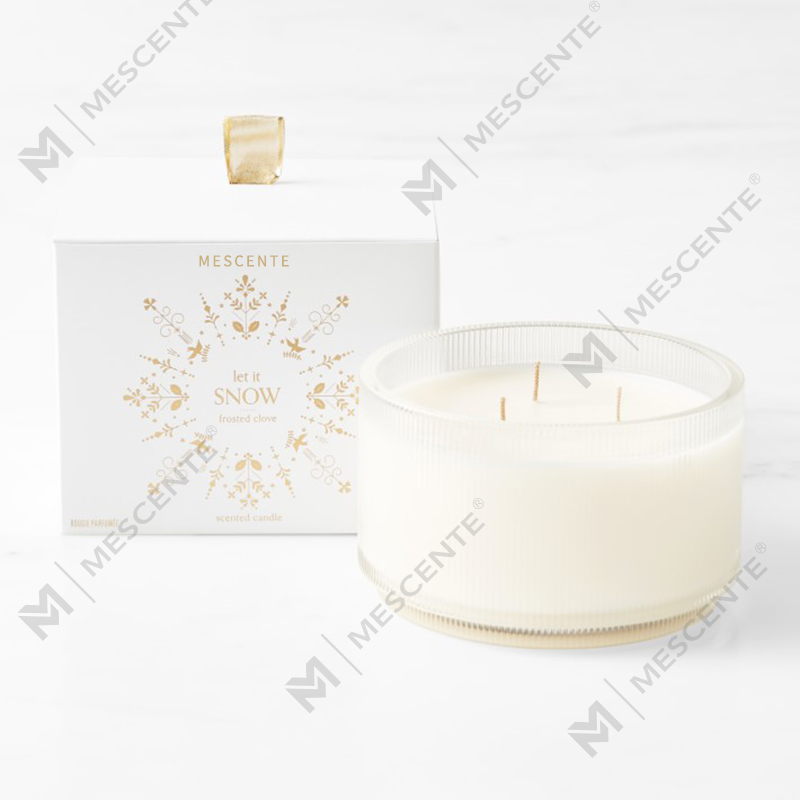 M&Scent Custom Made Logo Domácí organická čistota vonné sojové svíčky Private Label ve skleněné nádobě