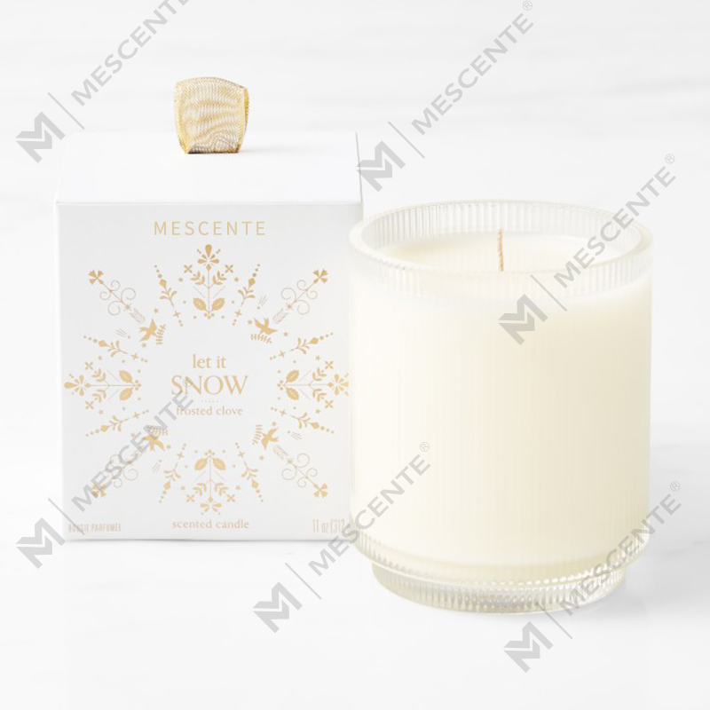 M&Scent Custom Made Logo Domácí organická čistota vonné sojové svíčky Private Label ve skleněné nádobě