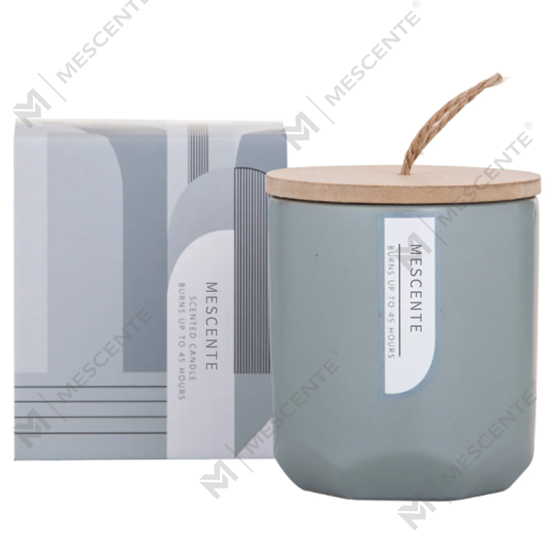 M&Scent Custom Luxury Vytvořte si svůj vlastní dřevěný výrobce vonných sójových svíček ve skleněné nádobě