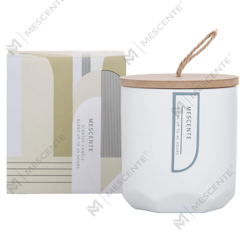 M&Scent Custom Luxury Vytvořte si svůj vlastní dřevěný výrobce vonných sójových svíček ve skleněné nádobě