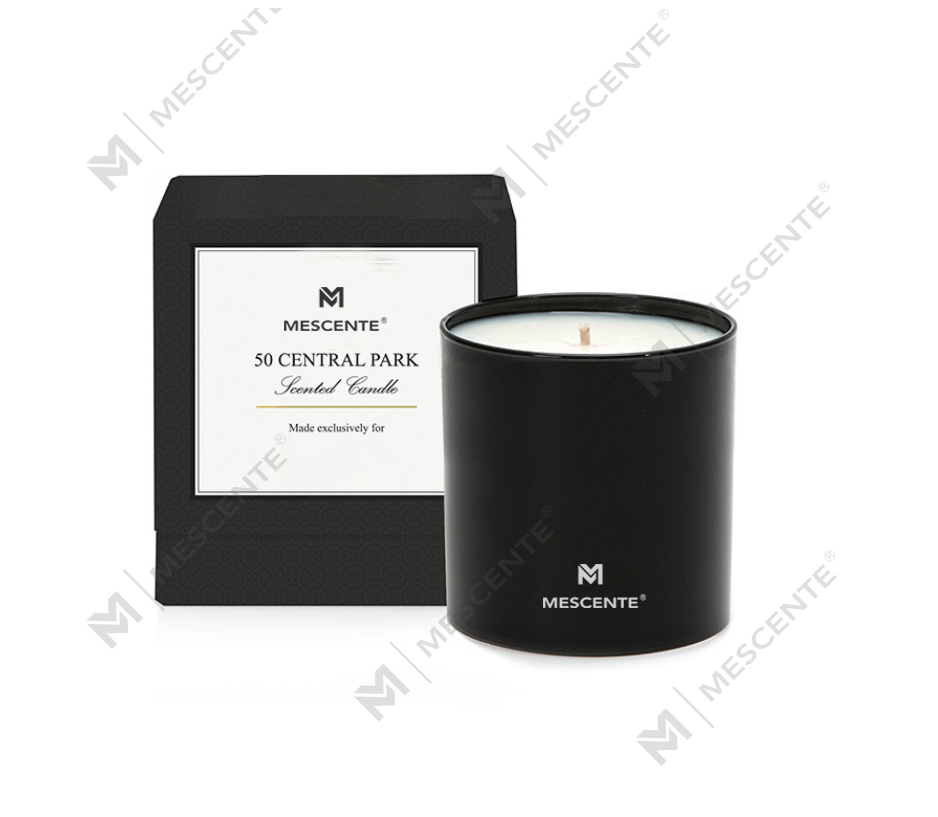 M&S vůně velkoobchod luxusní soukromá značka chromové mužské aromaterapeutické svíčky 22 oz s krystaly uvnitř