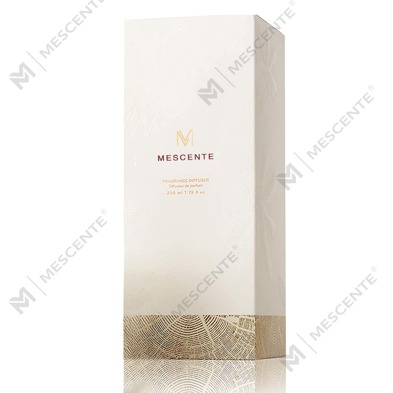 Velkoobchod M&Scent Luxusní skleněná láhev Stik Fiber Kulatý dřevěný šroubový Aroma rákosový difuzér Dárkové sady