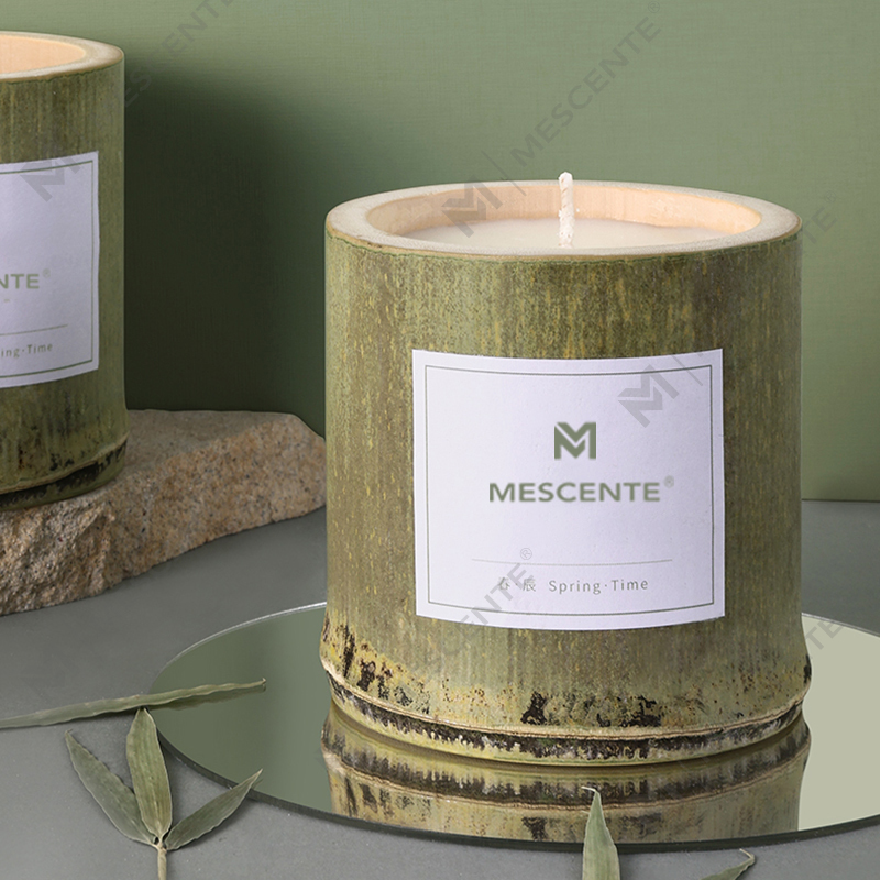 M&Scent luxusní dřevěné svícen svíčky privátní značky s vůní krabičky
