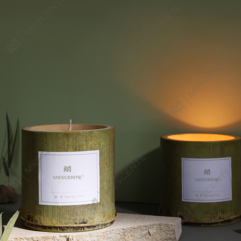 M&Scent luxusní dřevěné svícen svíčky privátní značky s vůní krabičky