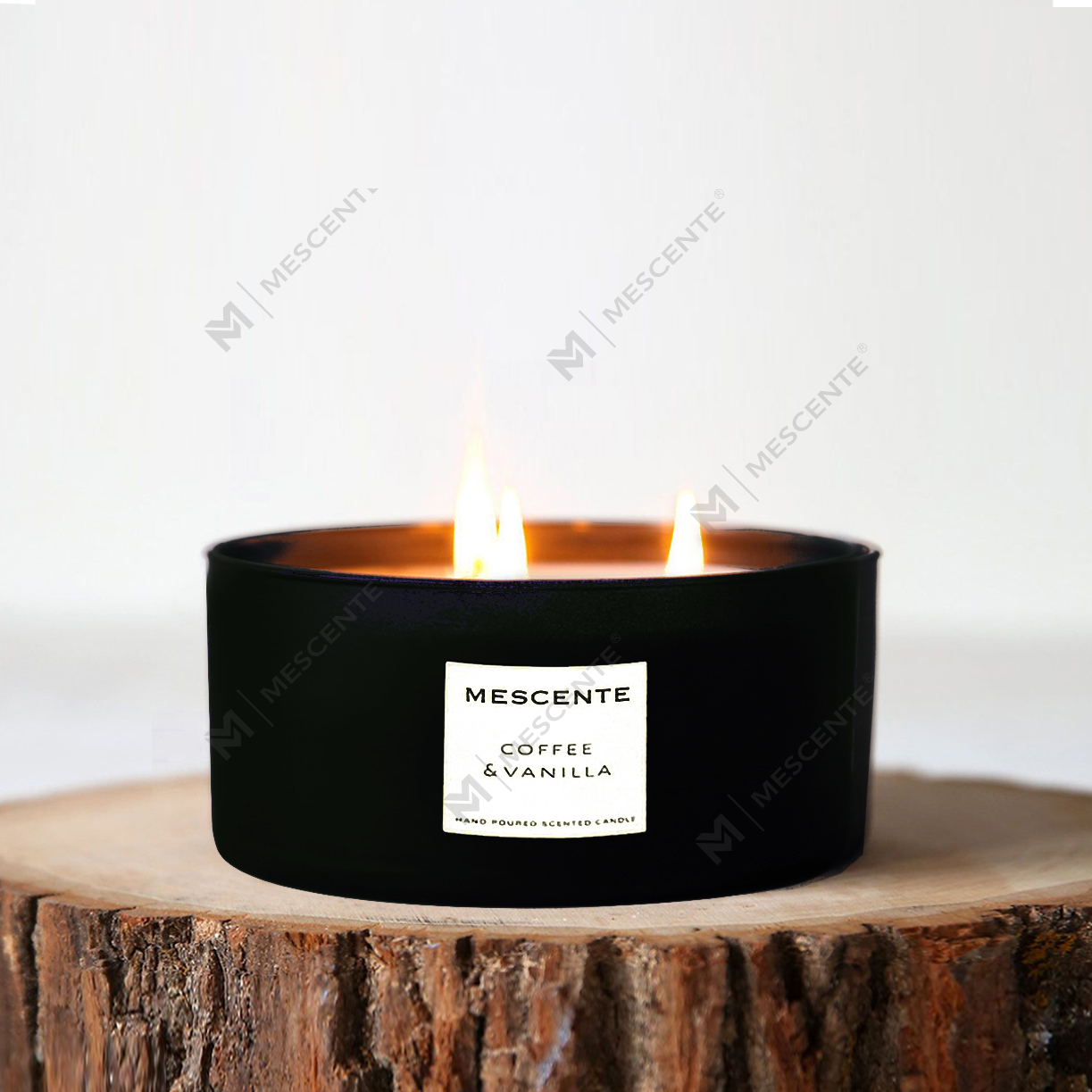 M&Scent velkoobchodní dekorativní aromaterapie dárková sada vonných svíček s kokosovou palmou se 3 knoty