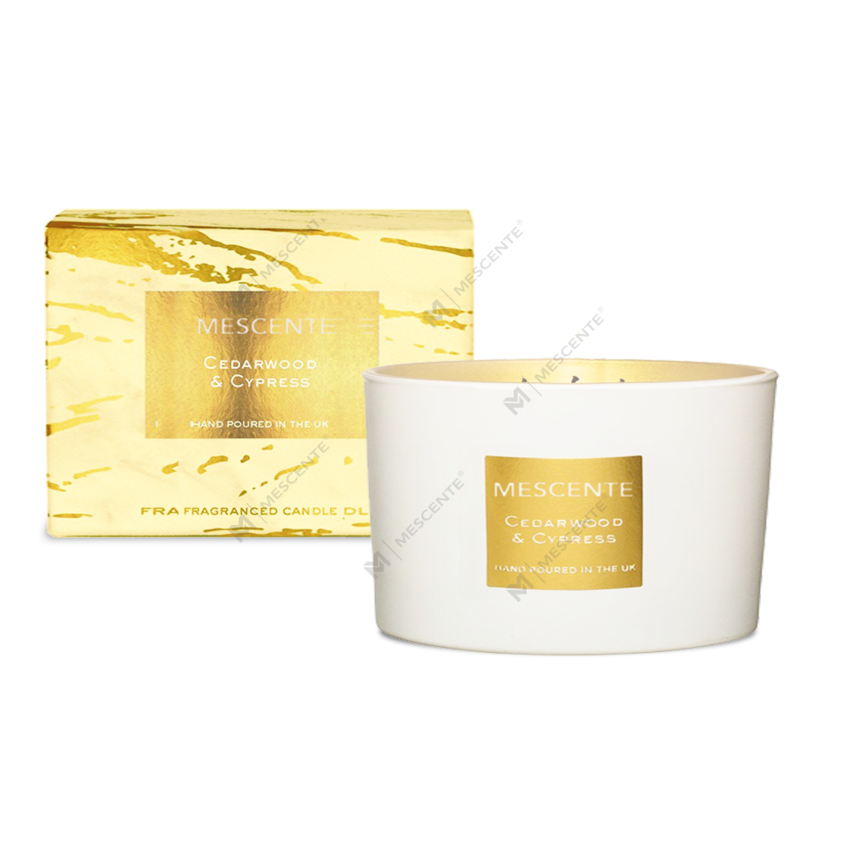 M&Scent velkoobchodní dekorativní aromaterapie dárková sada vonných svíček s kokosovou palmou se 3 knoty