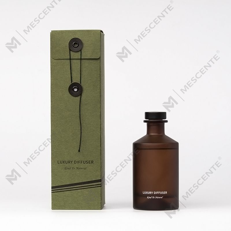 M&Scent Custom Luxury Lahev z matného skla Home Essential Oil Reed Difuzér