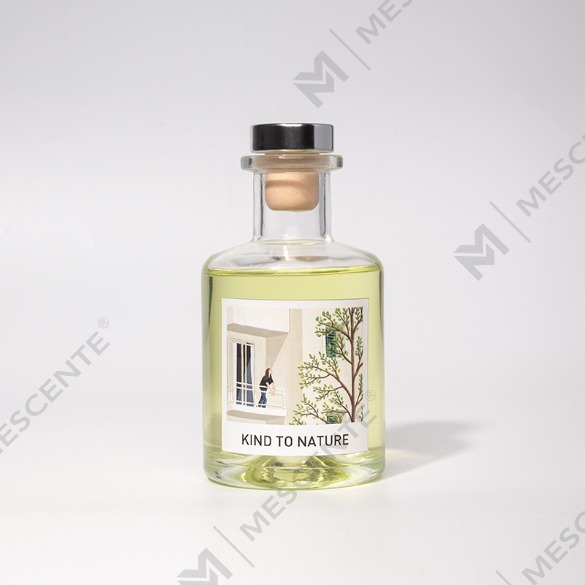 M&Scent Luxury 200ml přizpůsobená bílá láhev Dřevěné tyčinky Reed difuzér s krabičkou