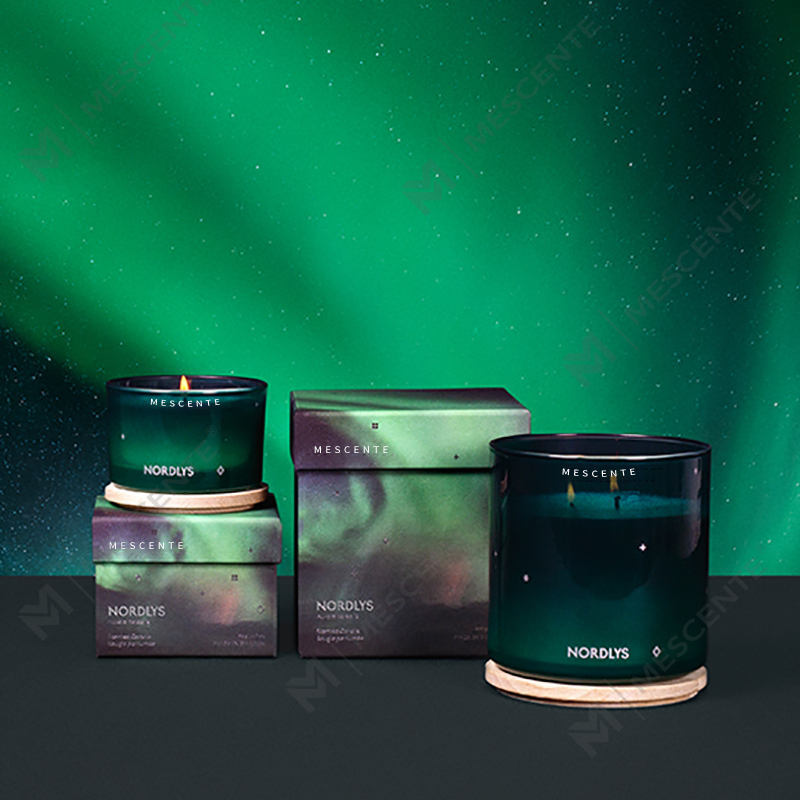 M&Scent Luxusní ručně vyráběné vánoční dekorativní svíčky ze sójového vosku na zakázku s dárkovou krabičkou