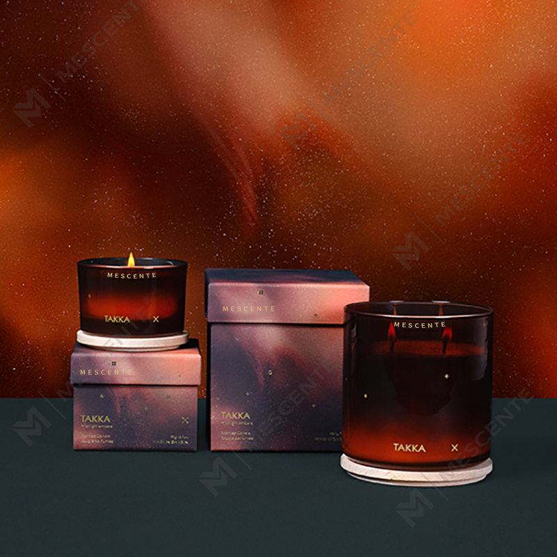 M&Scent Luxusní ručně vyráběné vánoční dekorativní svíčky ze sójového vosku na zakázku s dárkovou krabičkou