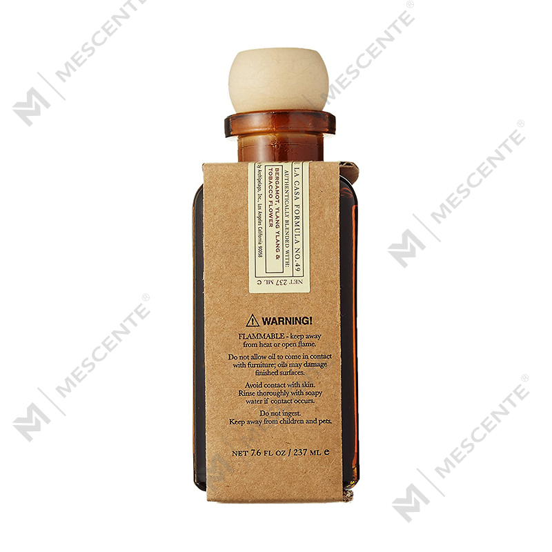 Luxusní zakázková velká skleněná láhev z růžového zlata M&Scent Privátní štítek Liquid Reed difuzér s dárkovou krabičkou