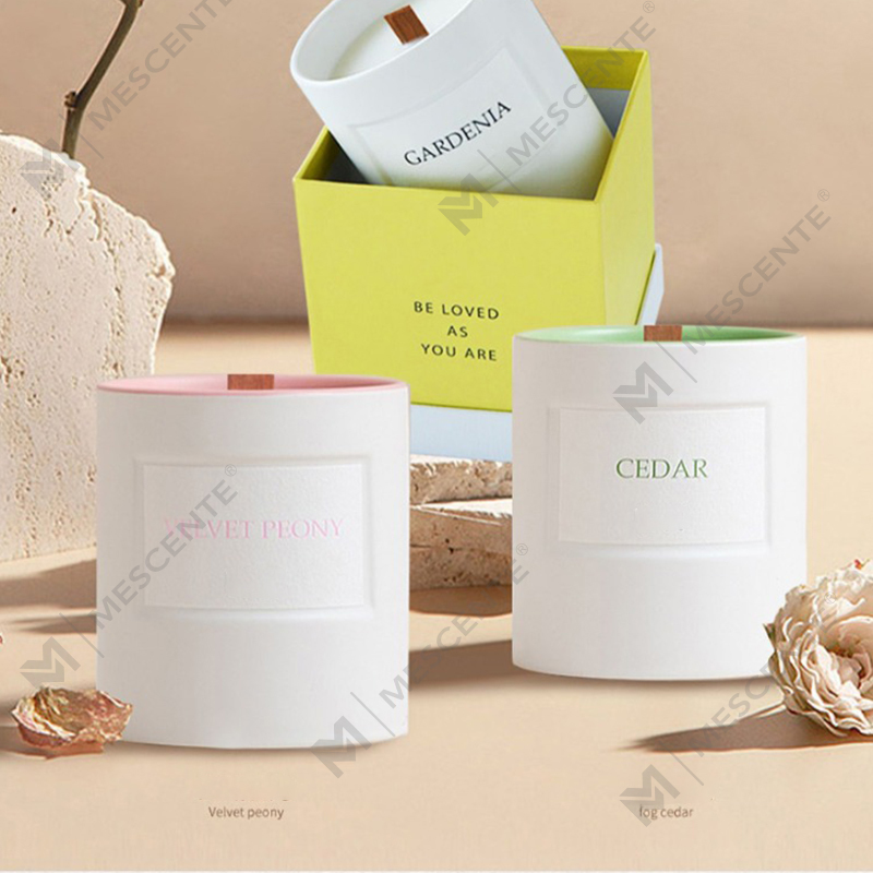 M&Scent velkoobchod zakázkové luxusní domácí vůně skleněné dózy vonné svíčky ze sójového vosku