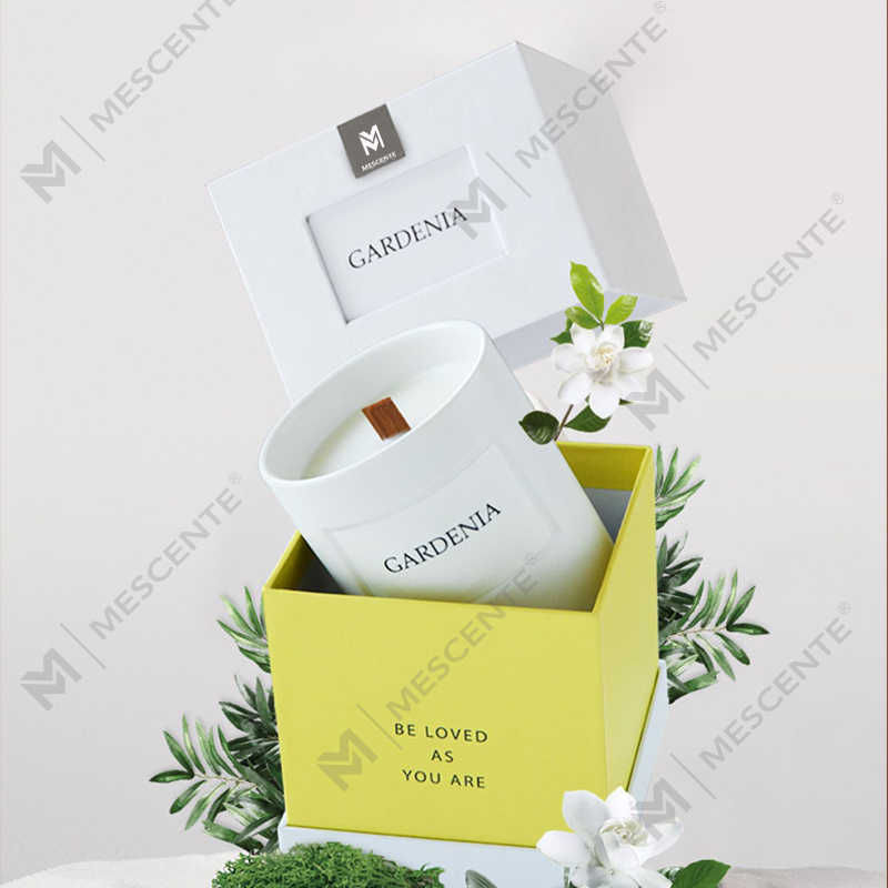 M&Scent velkoobchod zakázkové luxusní domácí vůně skleněné dózy vonné svíčky ze sójového vosku