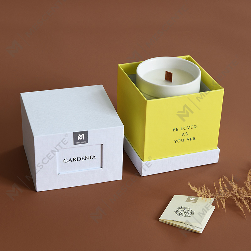 M&Scent velkoobchod zakázkové luxusní domácí vůně skleněné dózy vonné svíčky ze sójového vosku