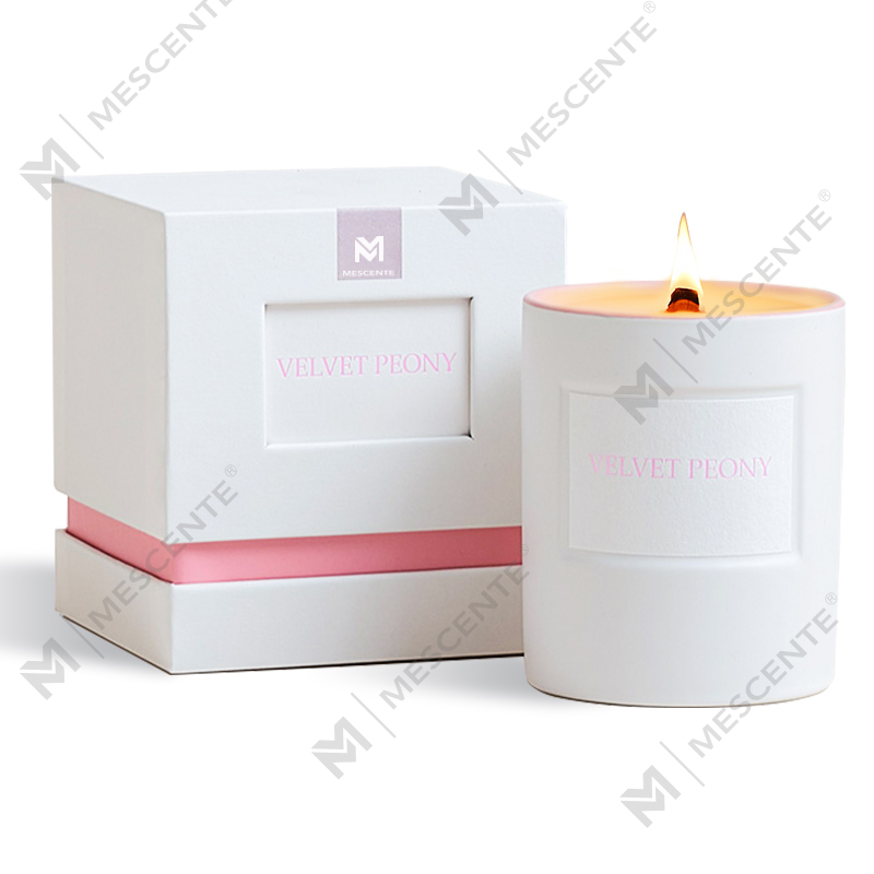 M&Scent velkoobchod zakázkové luxusní domácí vůně skleněné dózy vonné svíčky ze sójového vosku