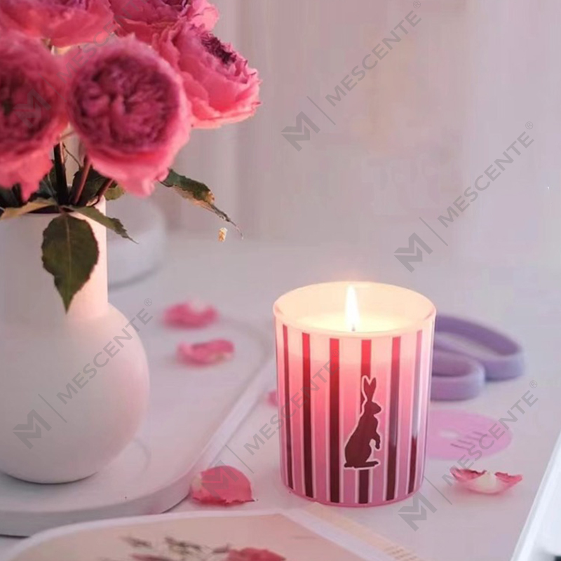 M&Scent velkoobchod zakázkové luxusní domácí vůně skleněné dózy vonné svíčky ze sójového vosku