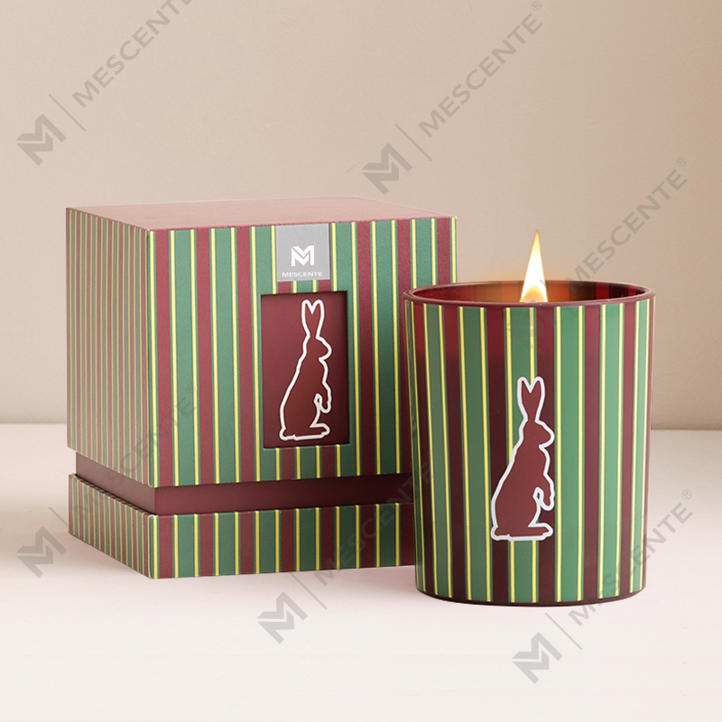 M&Scent velkoobchod zakázkové luxusní domácí vůně skleněné dózy vonné svíčky ze sójového vosku