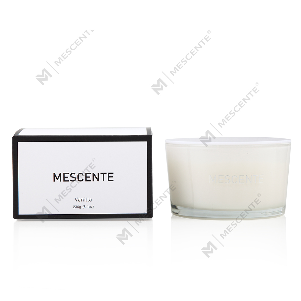 Mescente velkoobchod Private Label skleněná nádoba 3 knot 100% sojový vosk vonná svíčka