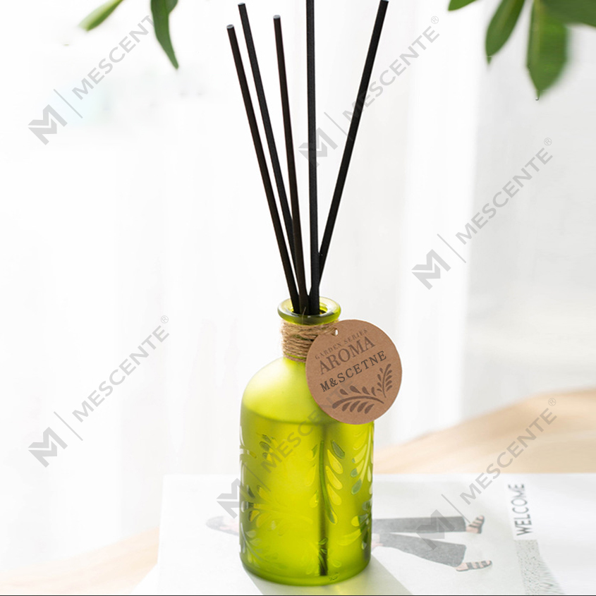 M&Scent Luxury Custom Private Label Skleněná láhev Flower Liquid Reed Difuzér s dárkovou krabičkou