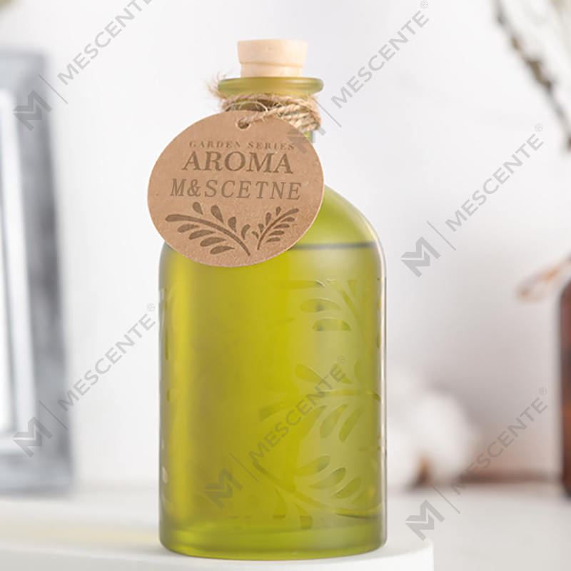 M&Scent Luxury Custom Private Label Skleněná láhev Flower Liquid Reed Difuzér s dárkovou krabičkou