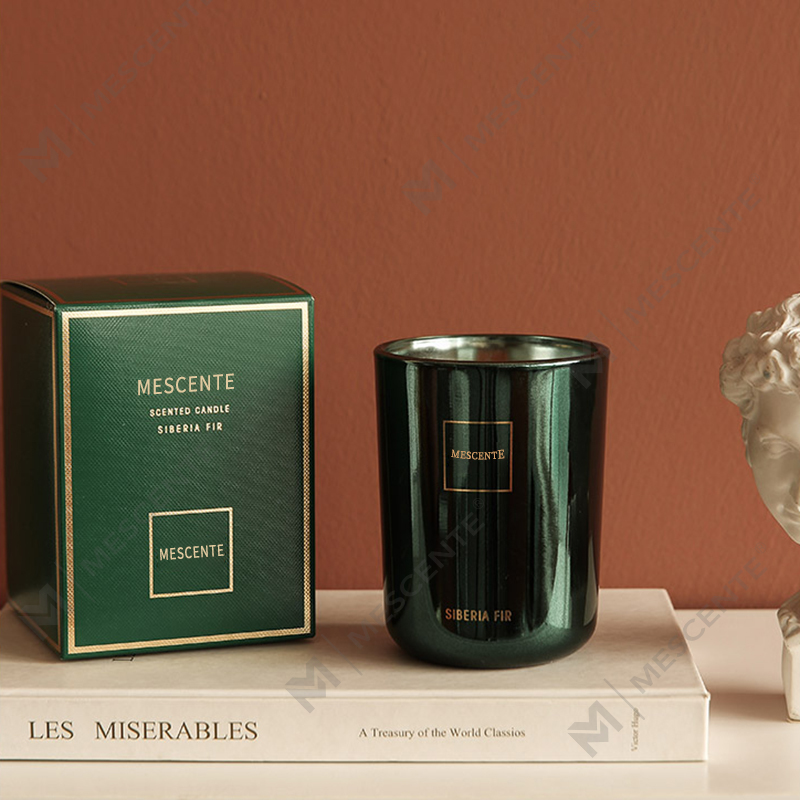 M&Scent velkoobchod přizpůsobená luxusní soukromá etiketa Pillar vonná sojový vosk Dřevěný knot Aroma svíčka